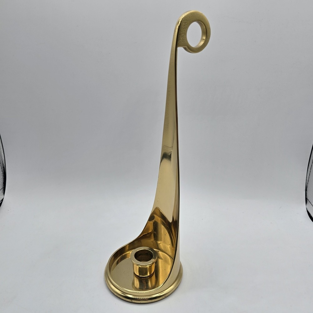 VTG PartyLite Hampton Brass Candle Holder‎ for Taper or Pillar 02362